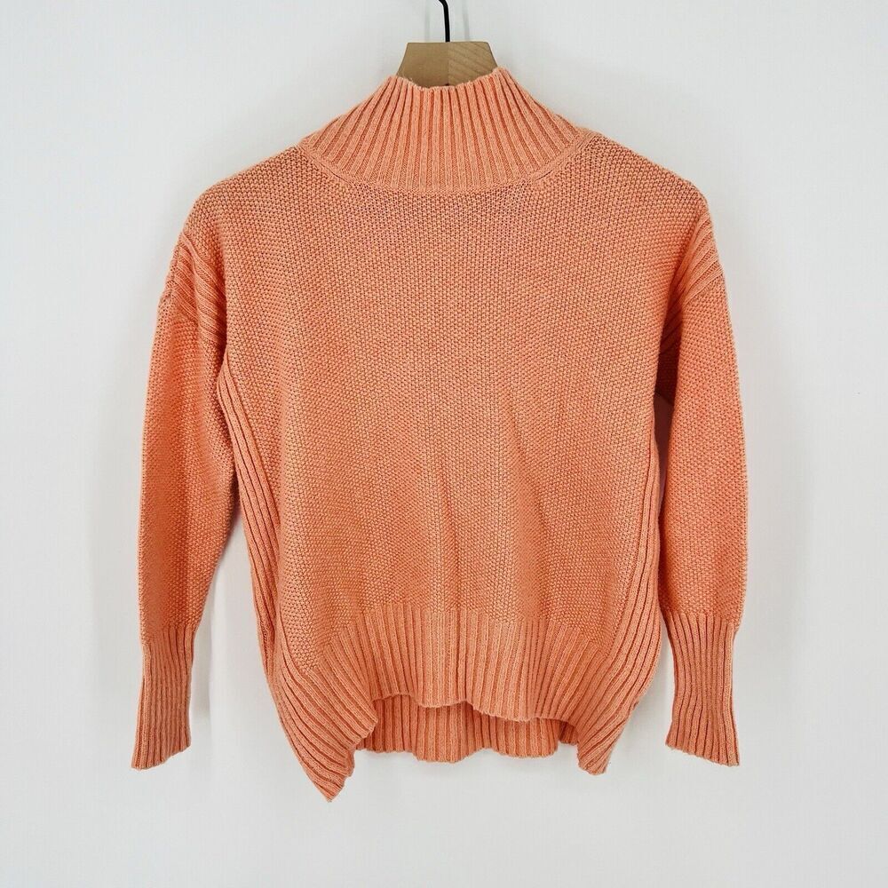 Anthropologie Angel of the North Orange Women Pullover Sweater Size XS